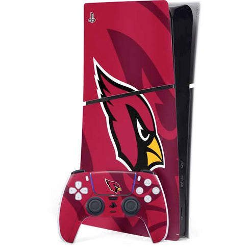NFL Arizona Cardinals Double Vision PS5 Slim Digital Edition Console Skin