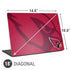 NFL Arizona Cardinals Double Vision Universal Laptop 18in (14.6 x 10.6in) Skin