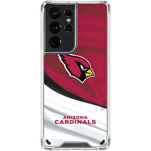 NFL Arizona Cardinals Galaxy S21 Ultra 5G Clear Case