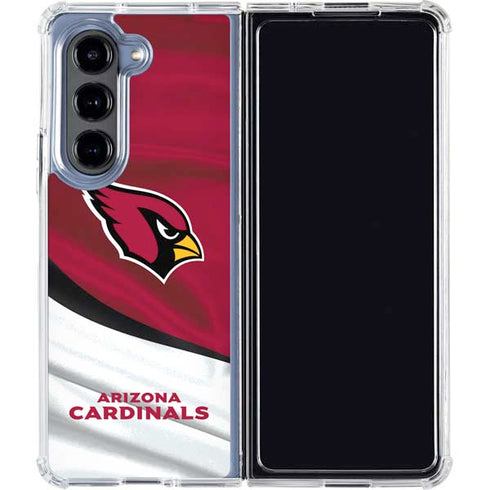 NFL Arizona Cardinals Galaxy Z Fold5 5G Clear Case