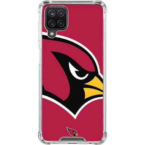 NFL Arizona Cardinals Large Logo Galaxy A12 Clear Case