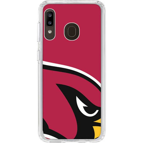 NFL Arizona Cardinals Large Logo Galaxy A20 Clear Case