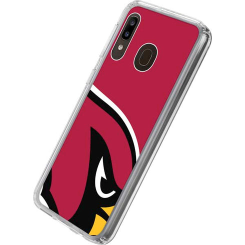 NFL Arizona Cardinals Large Logo Galaxy A20 Clear Case