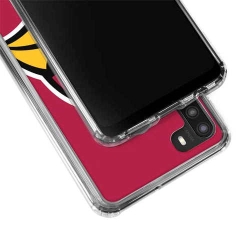 NFL Arizona Cardinals Large Logo Galaxy A21 Clear Case