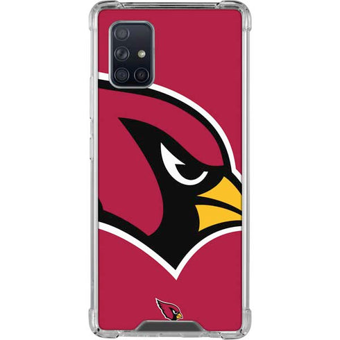 NFL Arizona Cardinals Large Logo Galaxy A71 5G Clear Case