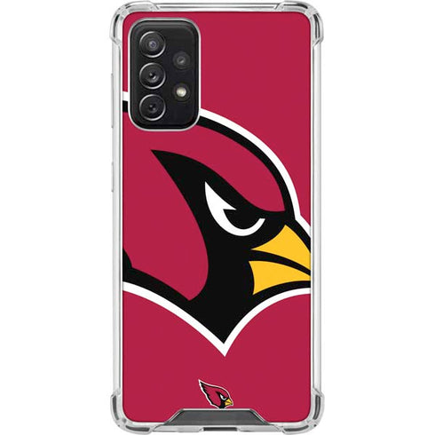 NFL Arizona Cardinals Large Logo Galaxy A72 5G Clear Case