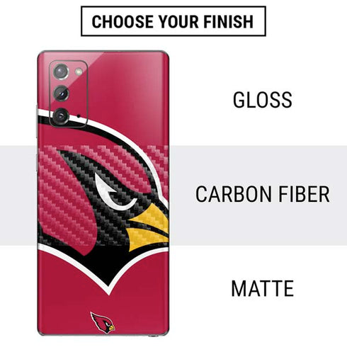 NFL Arizona Cardinals Large Logo Galaxy Note20 5G Skin