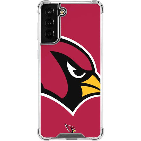 NFL Arizona Cardinals Large Logo Galaxy S21 FE Clear Case