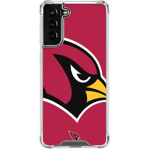 NFL Arizona Cardinals Large Logo Galaxy S22 Plus Clear Case