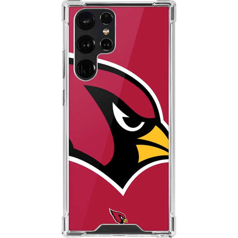 NFL Arizona Cardinals Large Logo Galaxy S22 Ultra Clear Case
