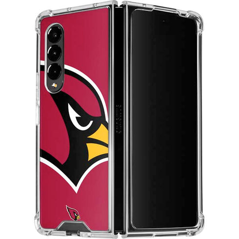 NFL Arizona Cardinals Large Logo Galaxy Z Fold4 5G Clear Case