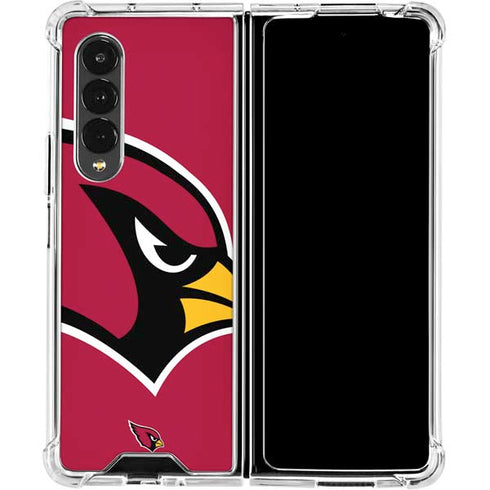 NFL Arizona Cardinals Large Logo Galaxy Z Fold4 5G Clear Case