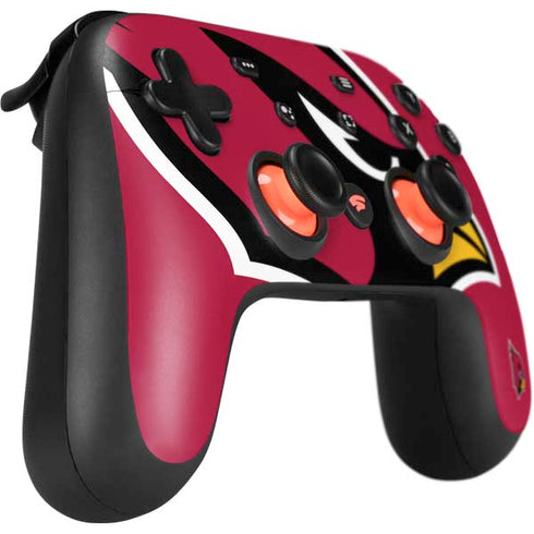 NFL Arizona Cardinals Large Logo Google Stadia Controller Skin