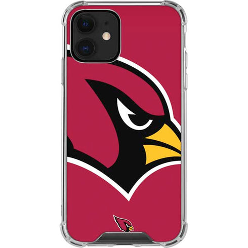 NFL Arizona Cardinals Large Logo iPhone 12 Clear Case
