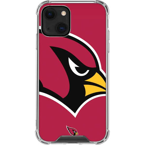 NFL Arizona Cardinals Large Logo iPhone 14 Clear Case