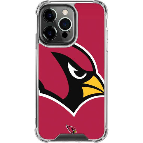 NFL Arizona Cardinals Large Logo iPhone 15 Pro Clear Case