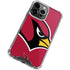 NFL Arizona Cardinals Large Logo iPhone 14 Pro Clear Case