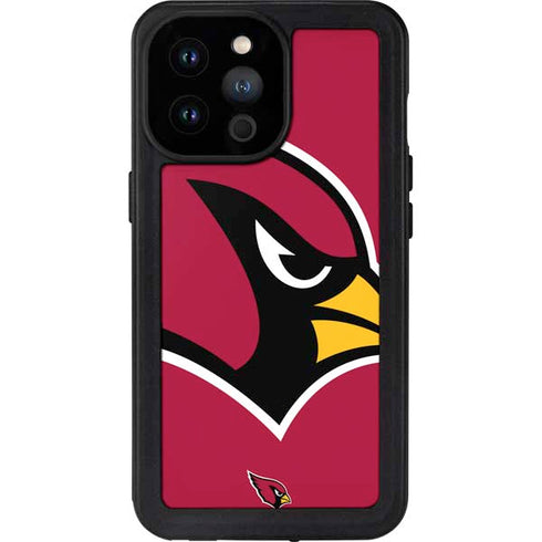 NFL Arizona Cardinals Large Logo iPhone 14 Pro Max Waterproof Case