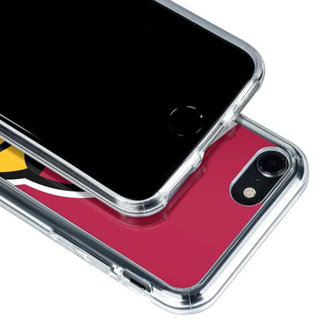 NFL Arizona Cardinals Large Logo iPhone SE (2nd & 3rd Gen) Clear Case