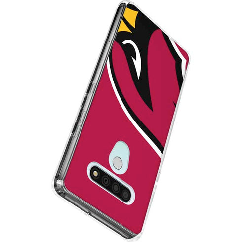 NFL Arizona Cardinals Large Logo LG Stylo 6 Clear Case