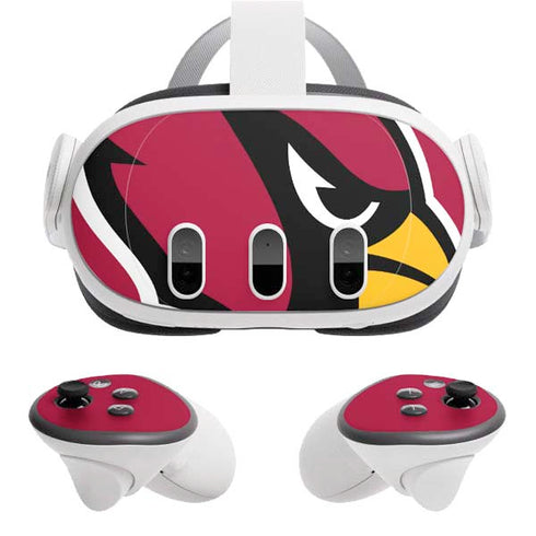 NFL Arizona Cardinals Large Logo Meta Quest 3 Skin