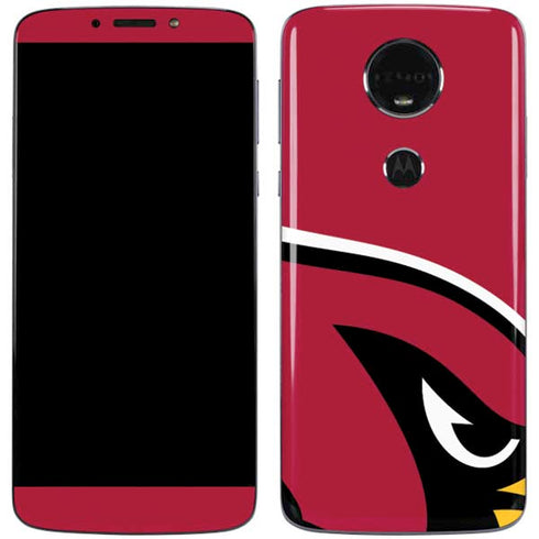 NFL Arizona Cardinals Large Logo Moto E5 Plus Skin