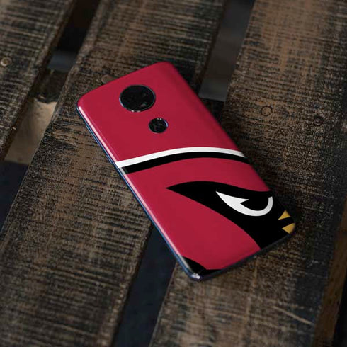 NFL Arizona Cardinals Large Logo Moto E5 Plus Skin