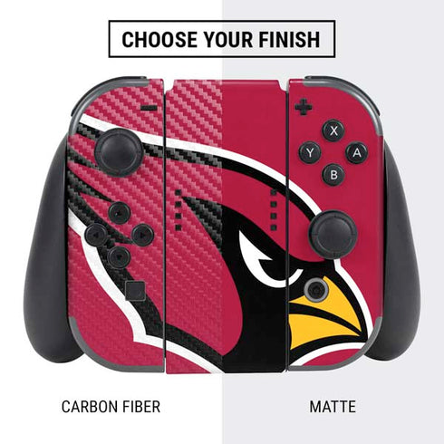 NFL Arizona Cardinals Large Logo Nintendo Switch Bundle Skin