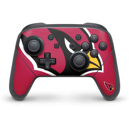 NFL Arizona Cardinals Large Logo Nintendo Switch Pro Controller Skin