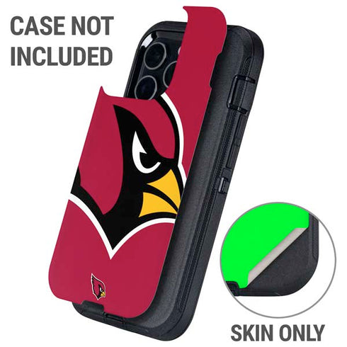 NFL Arizona Cardinals Large Logo Otterbox Defender iPhone Skin