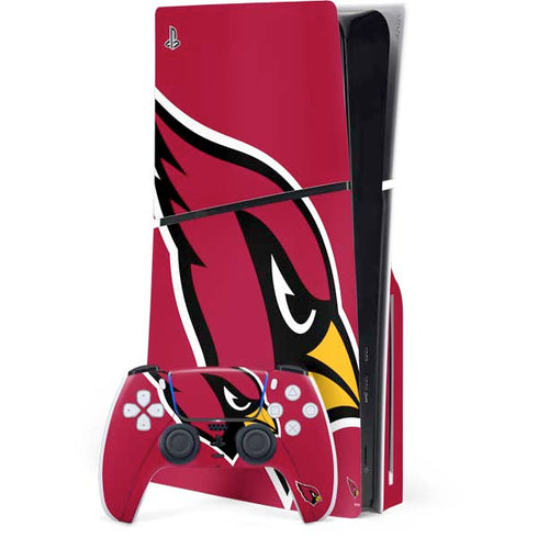 NFL Arizona Cardinals Large Logo PS5 Slim Disk Bundle Skin