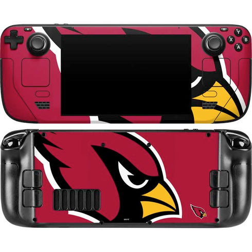 NFL Arizona Cardinals Large Logo Steam Deck Handheld Gaming Computer Skin