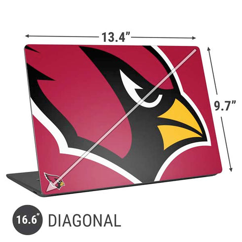 NFL Arizona Cardinals Large Logo Universal Laptop 16.6in (13.4 x 9.7in) Skin