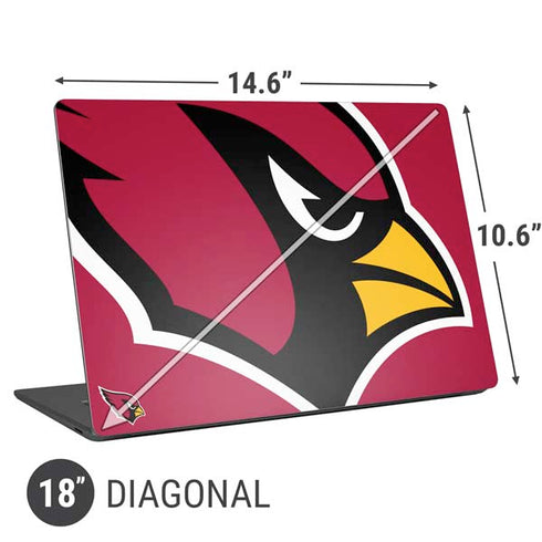 NFL Arizona Cardinals Large Logo Universal Laptop 18in (14.6 x 10.6in) Skin