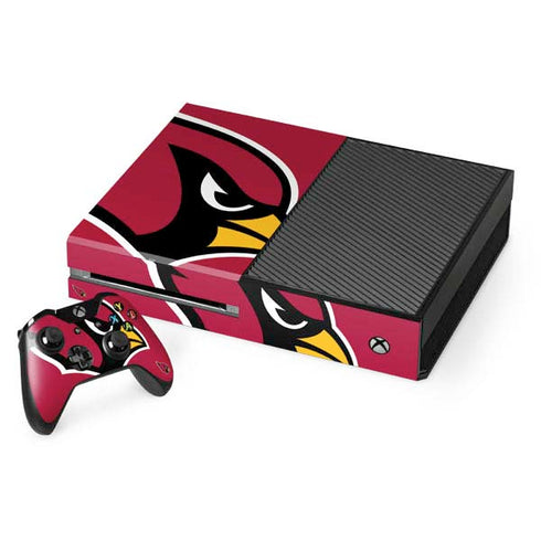 NFL Arizona Cardinals Large Logo Xbox One Console and Controller Bundle Skin