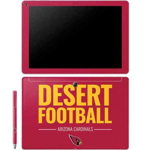 NFL Arizona Cardinals Team Motto Galaxy Book 12in Skin