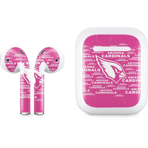 NFL Arizona Cardinals Pink Blast Apple AirPods Skin