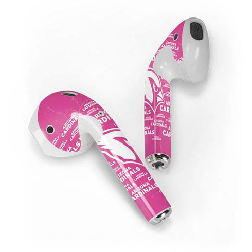 NFL Arizona Cardinals Pink Blast Apple AirPods Skin