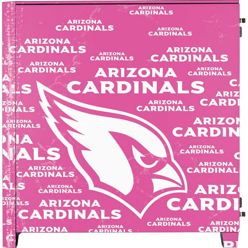 NFL Arizona Cardinals Pink Blast Corsair 4000D Tempered Glass Mid-Tower ATX Case Skin