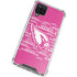 NFL Arizona Cardinals Pink Blast Galaxy A12 Clear Case