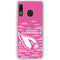 NFL Arizona Cardinals Pink Blast Galaxy A20 Clear Case