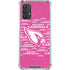 NFL Arizona Cardinals Pink Blast Galaxy A32 5G Clear Case