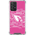 NFL Arizona Cardinals Pink Blast Galaxy A52 5G Clear Case