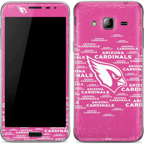 NFL Arizona Cardinals Pink Blast Galaxy J3 Skin
