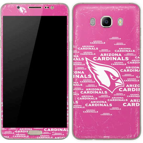 NFL Arizona Cardinals Pink Blast Galaxy J7 Skin
