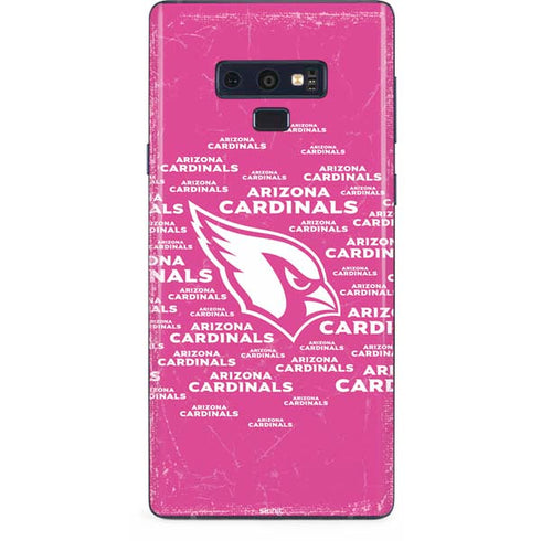 NFL Arizona Cardinals Pink Blast Galaxy Note 9 Skin