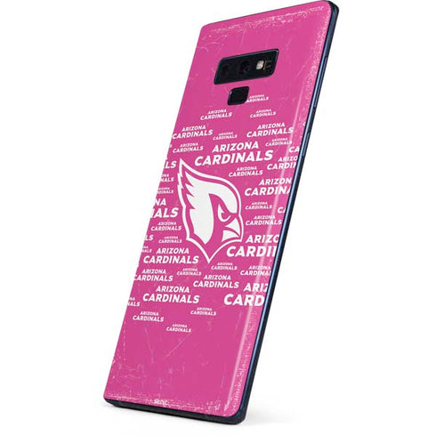 NFL Arizona Cardinals Pink Blast Galaxy Note 9 Skin