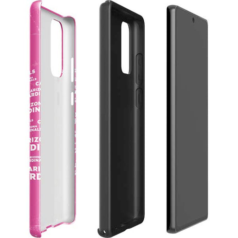 NFL Arizona Cardinals Pink Blast Galaxy Note20 5G Pro Case