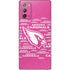 NFL Arizona Cardinals Pink Blast Galaxy Note20 5G Skin