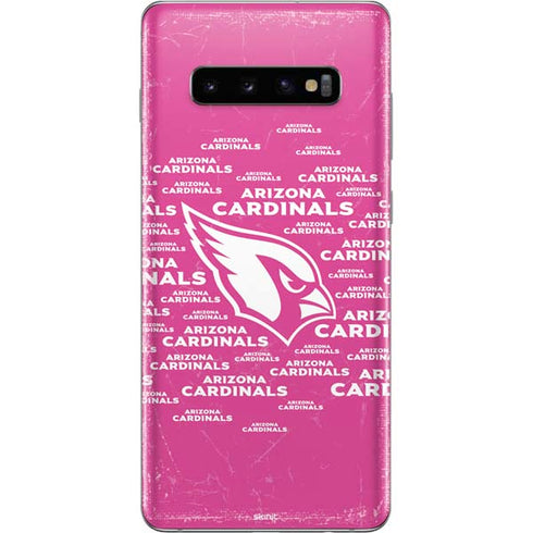 NFL Arizona Cardinals Pink Blast Galaxy S10 Plus Skin